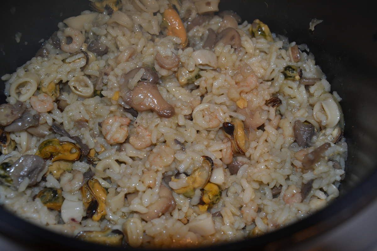 RISOTTO AUX FRUITS DE MER ( COOKEO) 6 💚💙💜 - KANISETTE