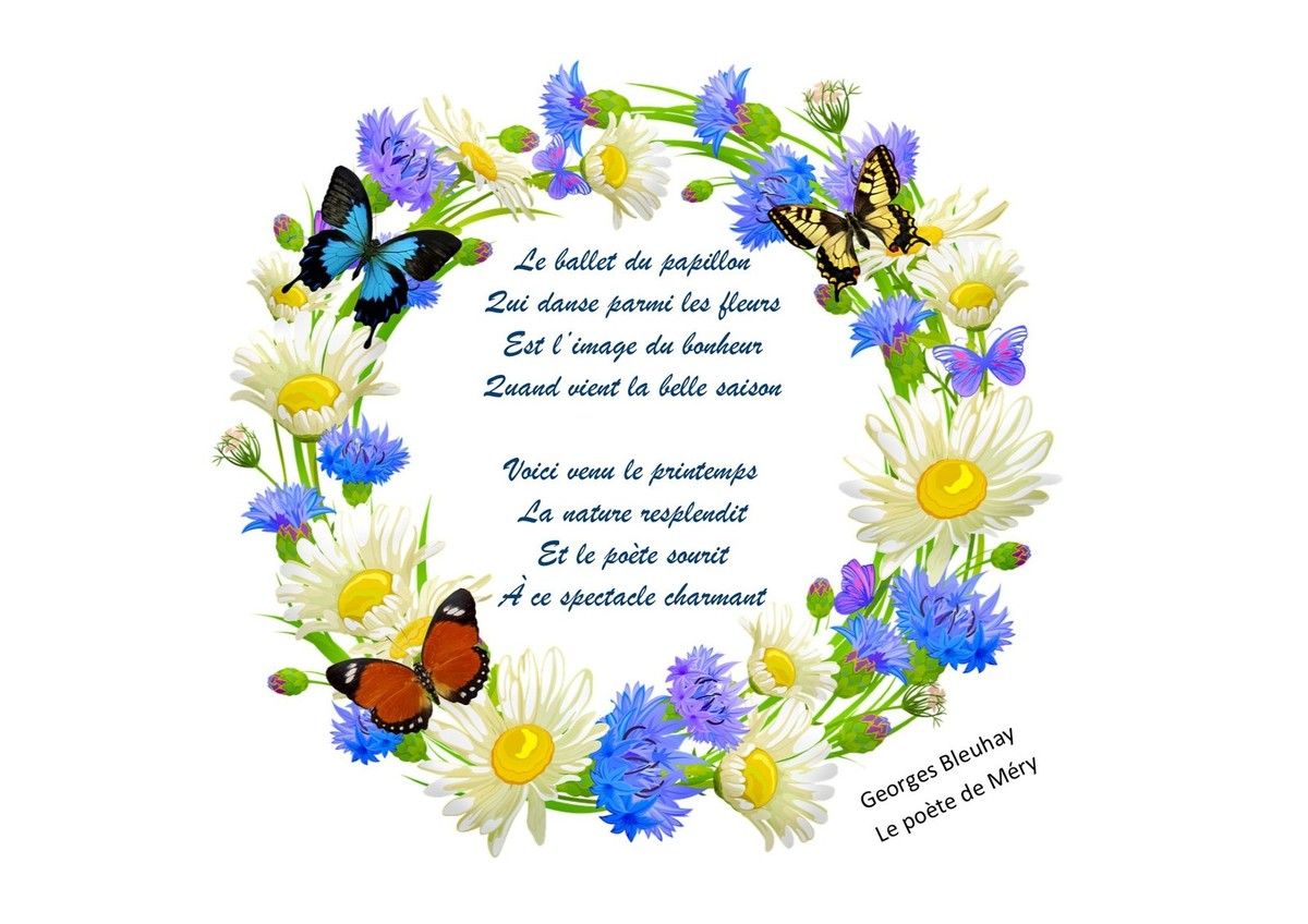Petit Poeme Printanier Le Blogue De Georges Bleuhay Le Poete De Mery Sur Ourthe