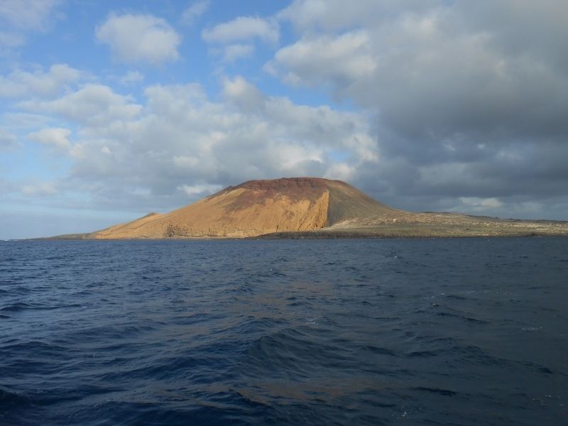 De Gibraltar aux Canaries, arrivée à La Graciosa, pour fêter ça, ptite raclette avec les dauphins !