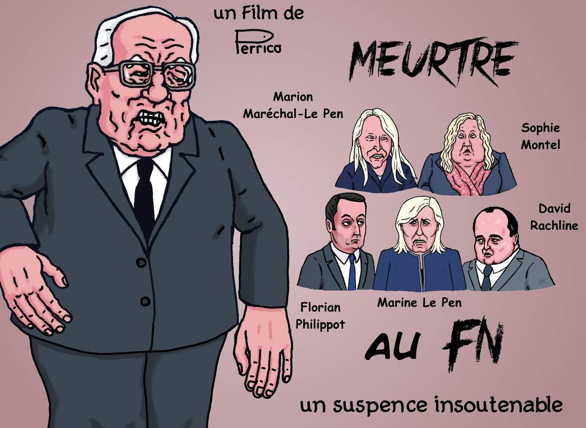 Jean-Marie Le Pen, Florian Philippot, Marine Le Pen, Marion Maréchal-Le Pen, David Rachline, Sophie Montel