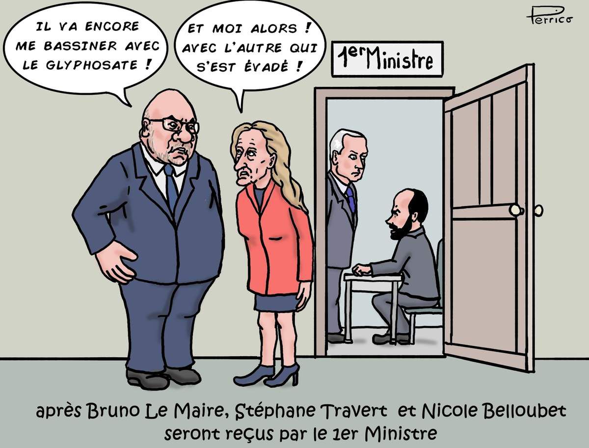 Stéphane Travert, Nicole Belloubet, Bruno Le Maire, Edouard Philippe