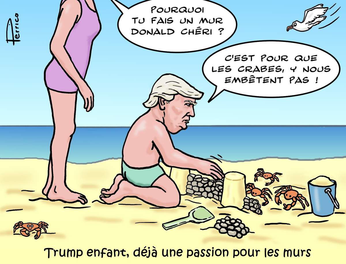 Donald Trump, mur