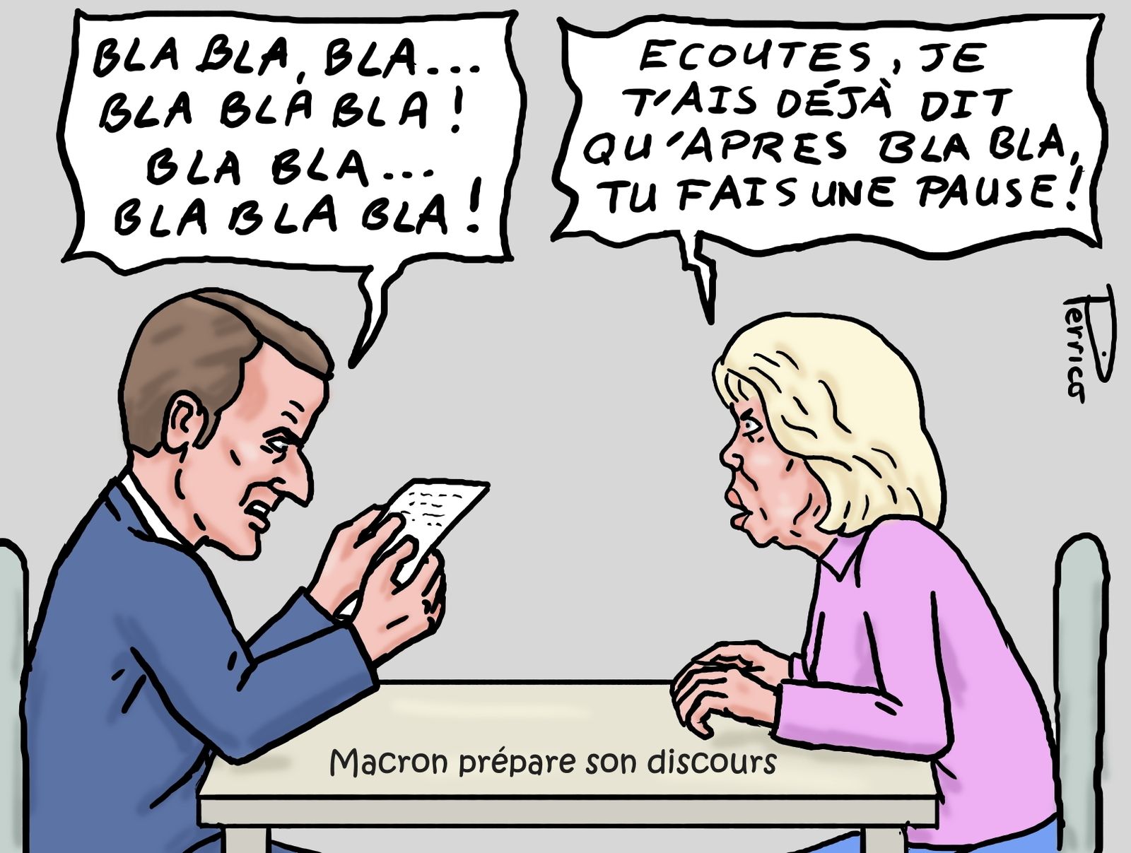 Emmanuel Macron, Brigitte Macron, Covid-19, coronavirus