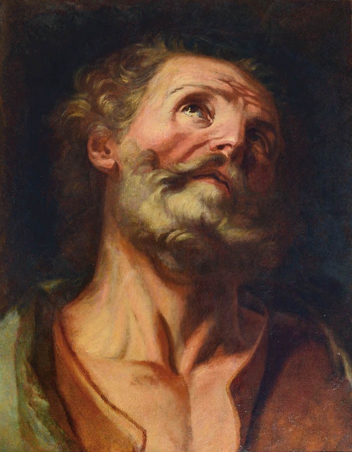Hyacinthe Rigaud, Saint André (étude). France, collection particulière © photo Stéphan Perreau