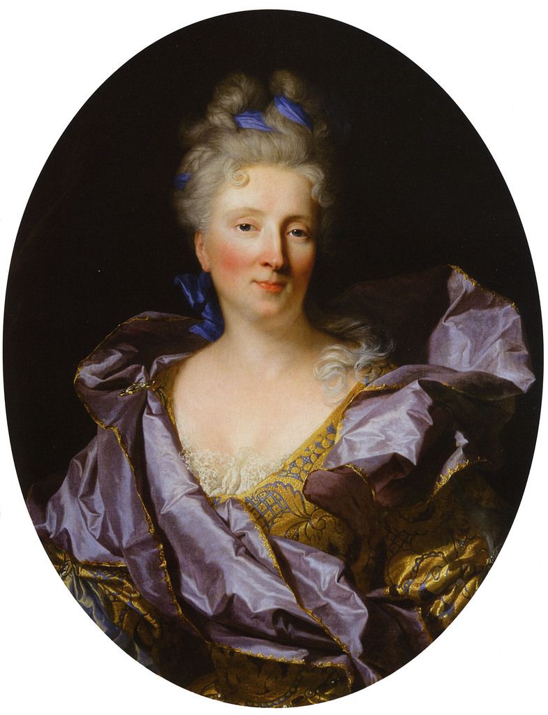 Hyacinthe Rigaud, portrait de la marquise de Sourches, 1696. Château de Parentignat © d.r.