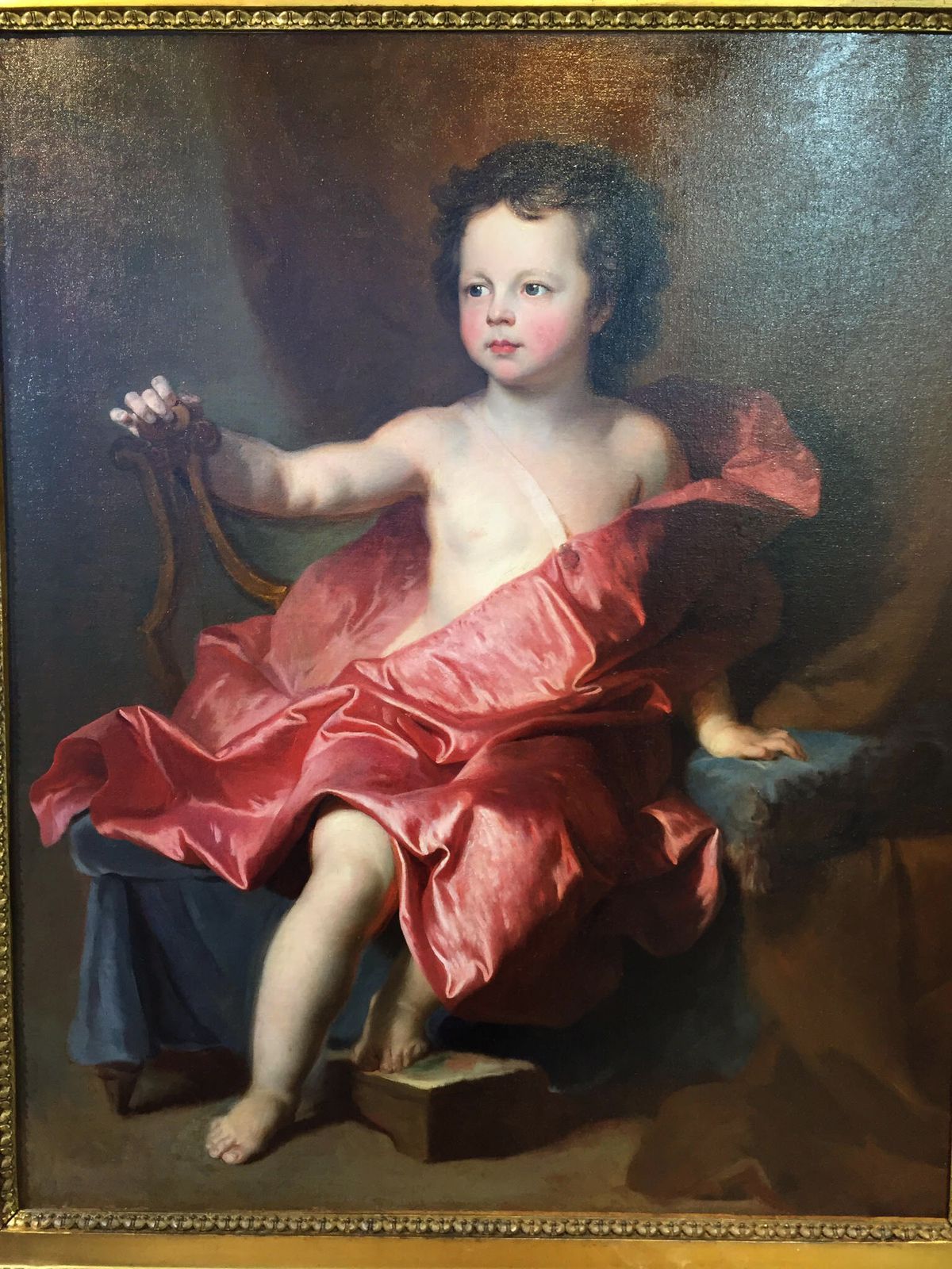 Hyacinthe Rigaud, portrait d'enfant sous la figure d'Apollon. v. 1710. Paris, collection particulière © d.r.
