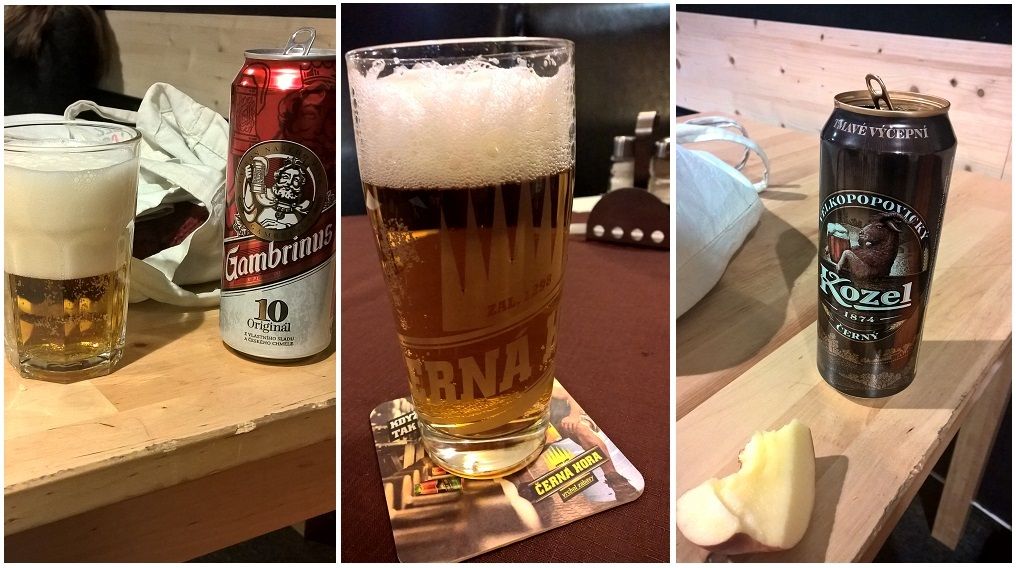 Petit assortiment de bières.