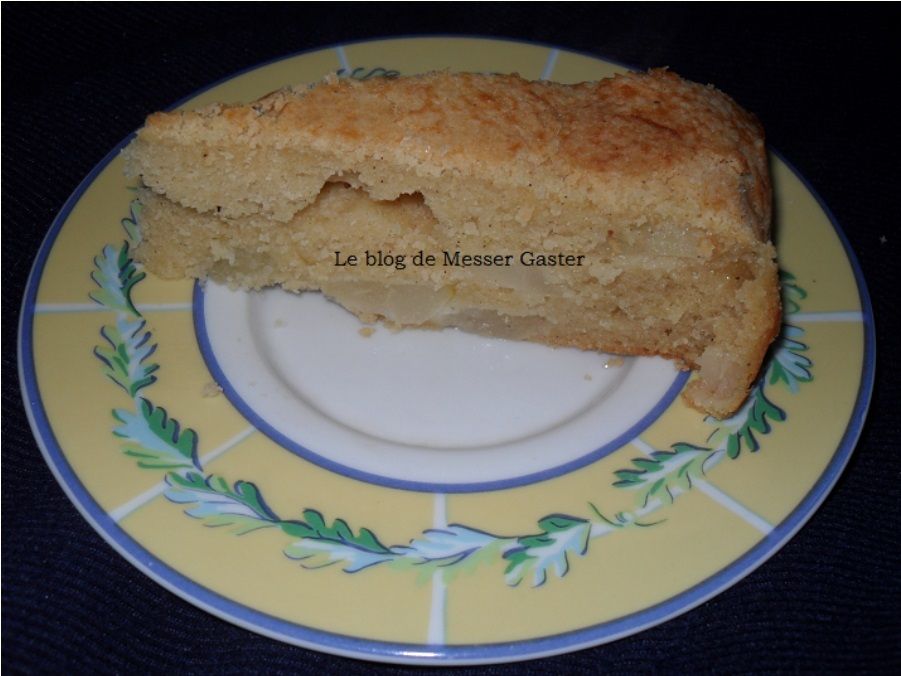 Recette Sans Gluten Gateau Aux Poires Avec Farine De Manioc Le Blog De Messer Gaster