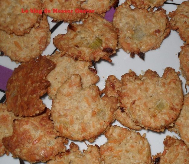 Biscuits apéritifs aux flocons d'avoine