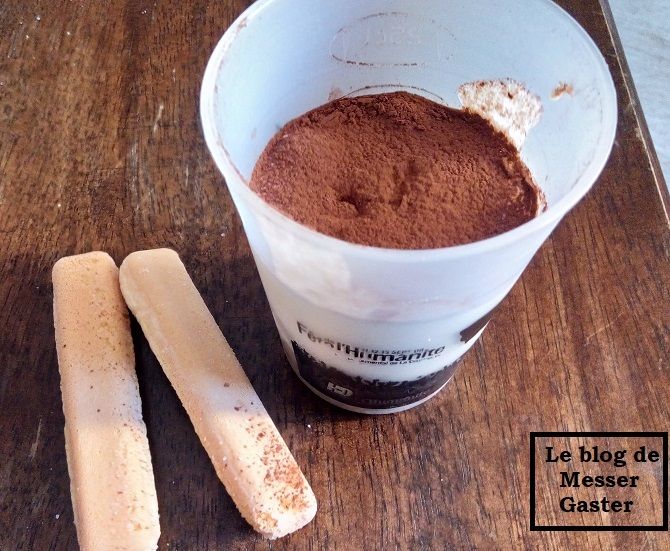Tiramisu en ecocup