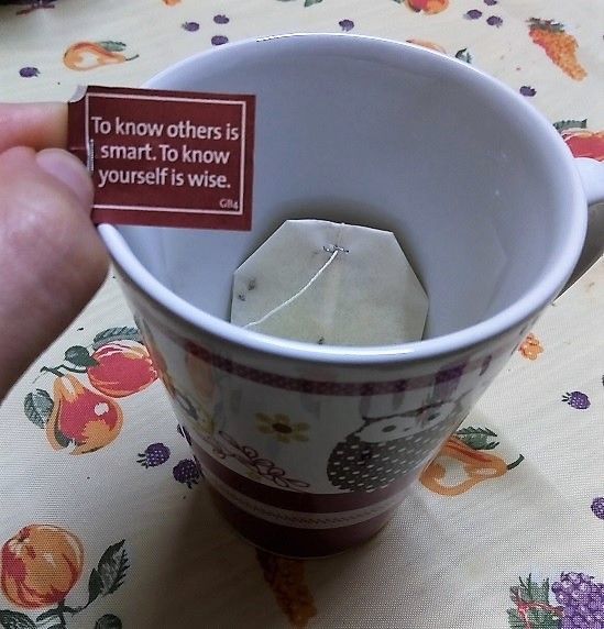 Yogi tea message
