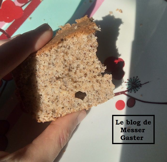 Gâteau rustique au pavot