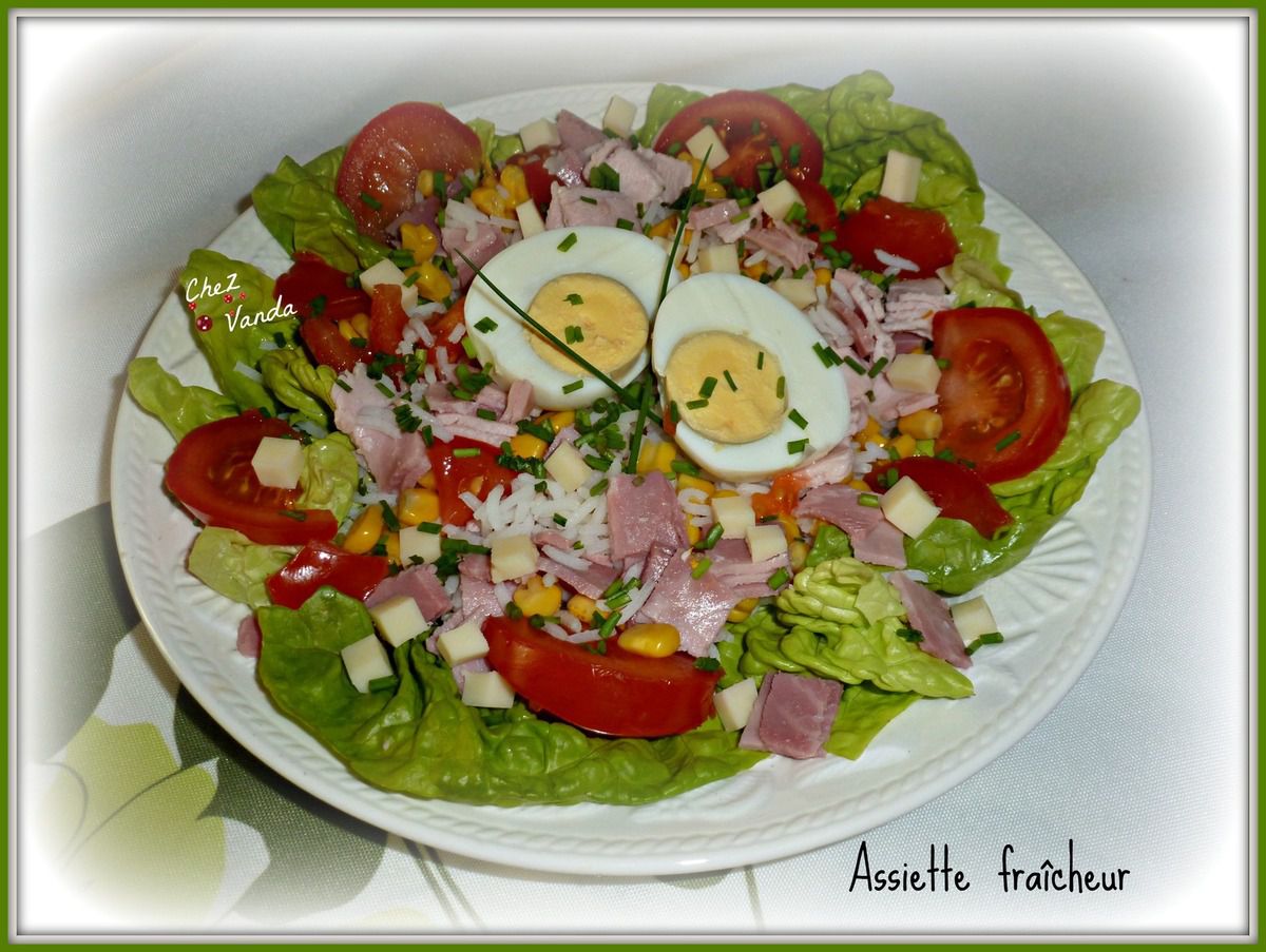 Assiette fraîcheur (pour 1 pers) - Chez Vanda