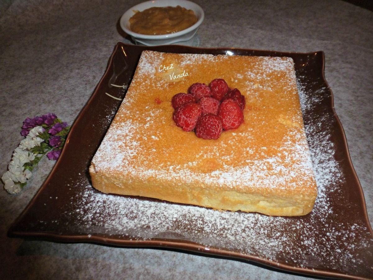 chiffon cake au coulis de poire recette ww 