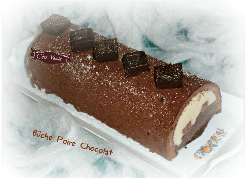 buche poire chocolat recette weight watchers 