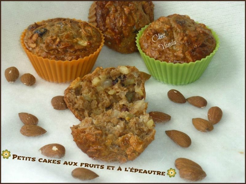 petits cakes epetautre fruits recette weight watchers 