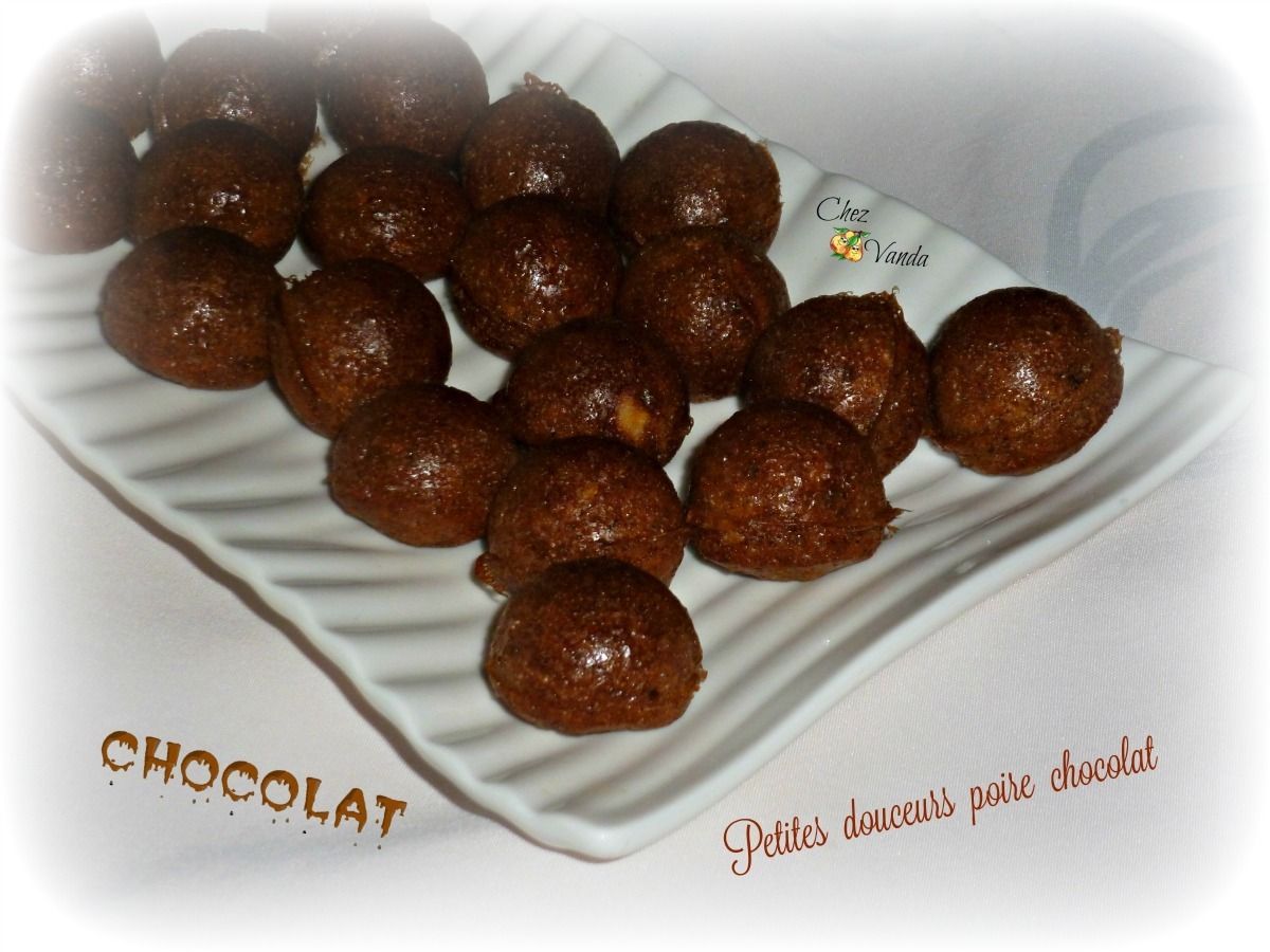 petites douceurs poire chocolat recette ww