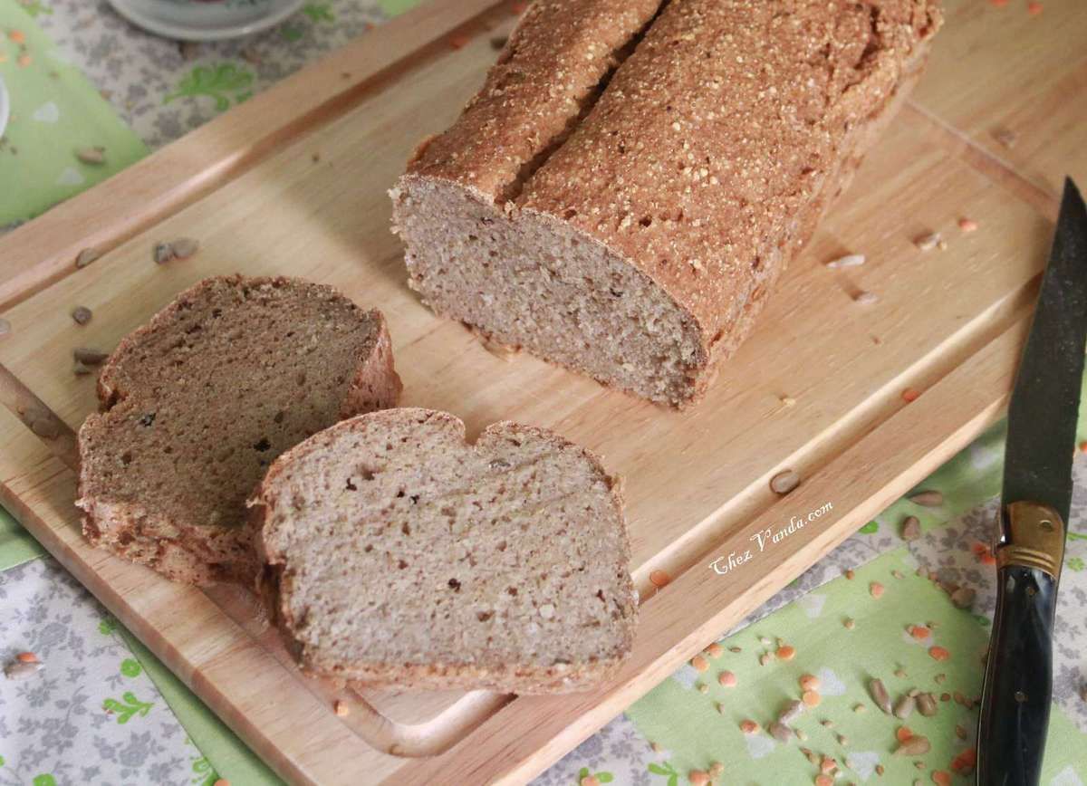 Pain protéiné fait maison ( sans farine ) - Chez Vanda