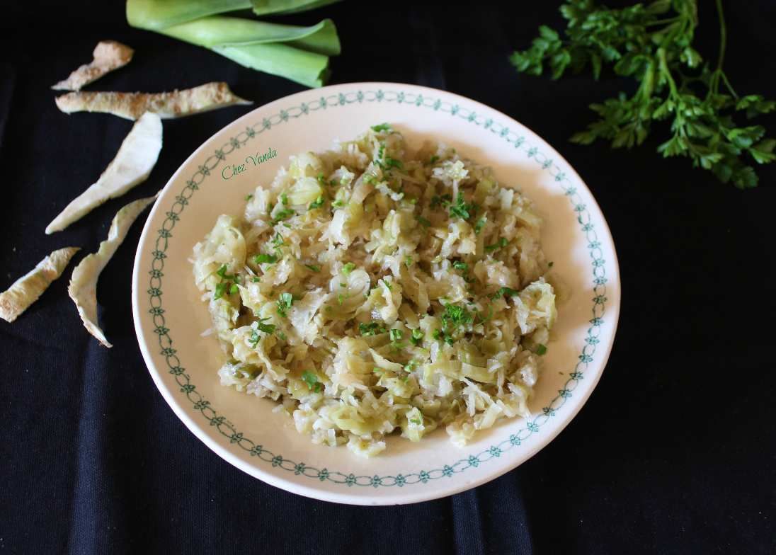 compotée  céleri poireaux 