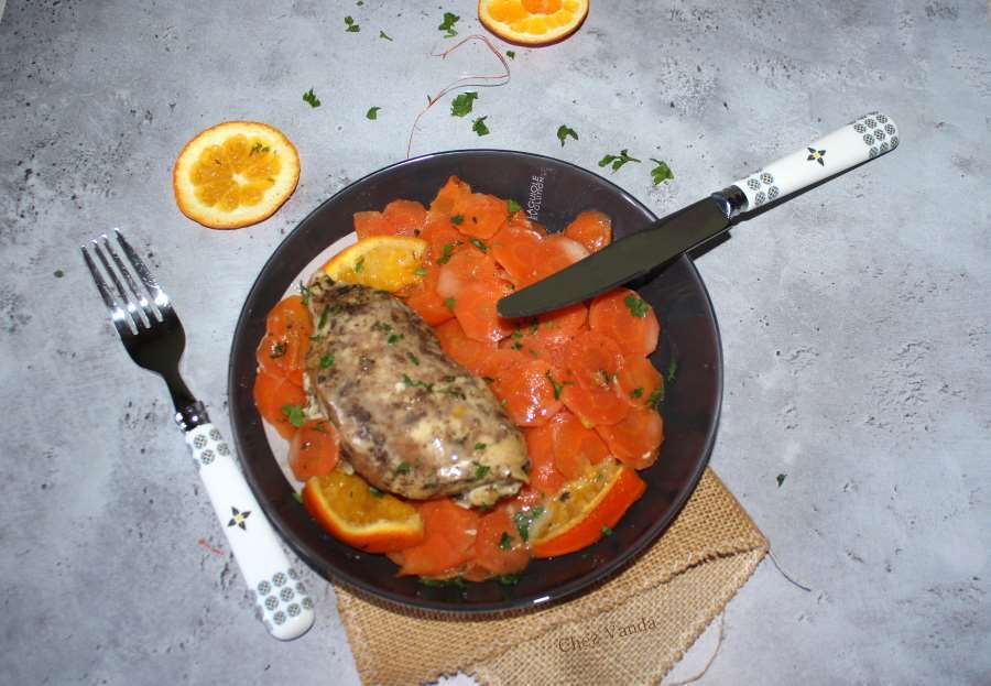 Blancs de poulet aux carottes et aux oranges recette ww