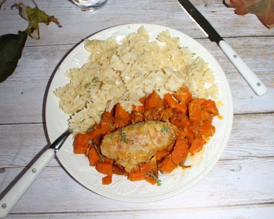 Roulades de veau à la bière et potiron recette ww