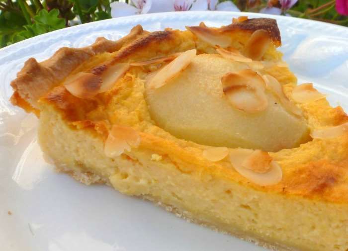 tarte aux poires  à la Bourdaloue recette ww 