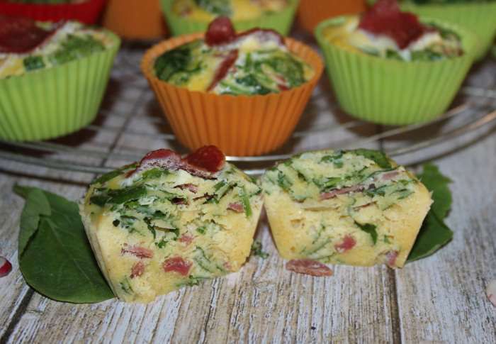 Muffins de fanes au jambon séché recette Weight Watchers