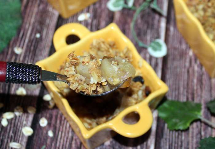 crumble de mon verger recette à l'omnicuiseur