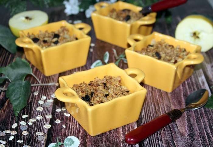 crumble de mon verger recette à l'omnicuiseur