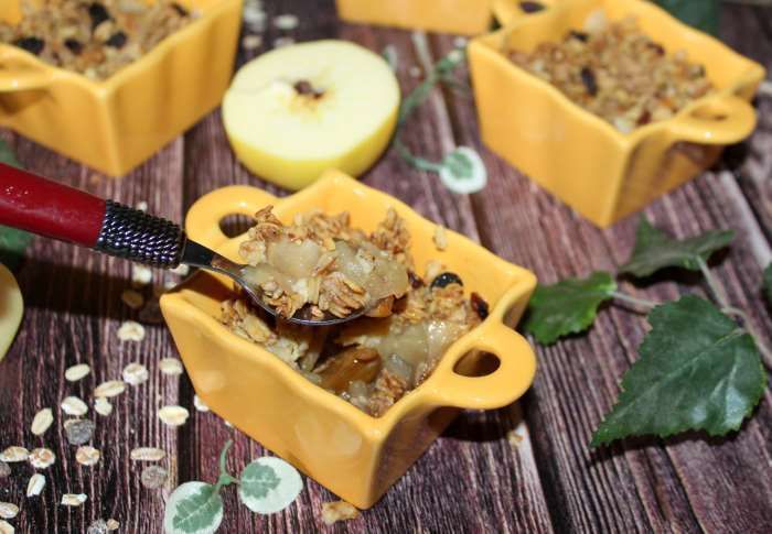 crumble de mon verger recette WW
