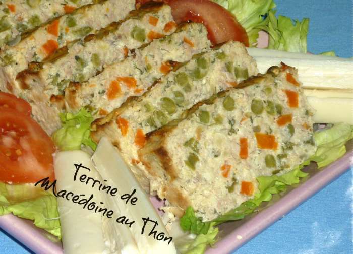 terrine de thon aux legumes recette ww 