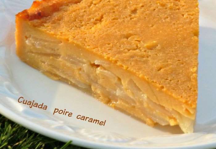cuajada poire caramel recette ww