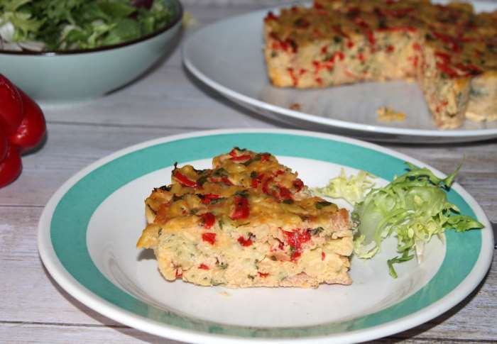 gâteau pâtes bacon weightwatchers