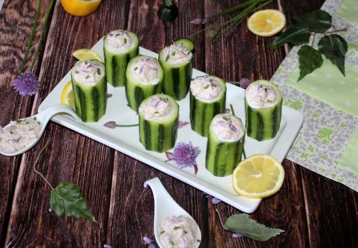 entrée concombre au thon recette Weightwatchers