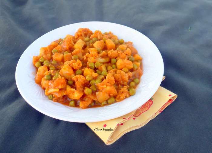 Chou-fleur au curry Vindaloo recette ww