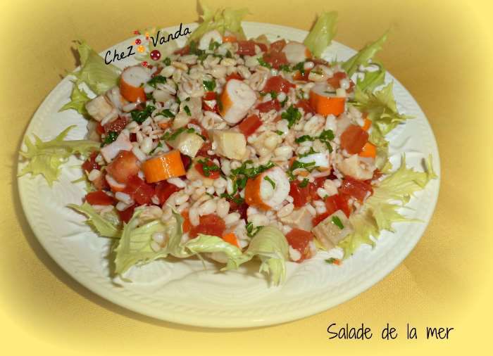 Salade de la mer (pour 1 pers) recette ww 