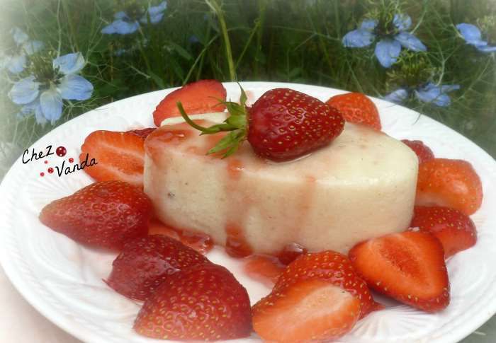 Flan aux fraises à l'impératrice weight watchers