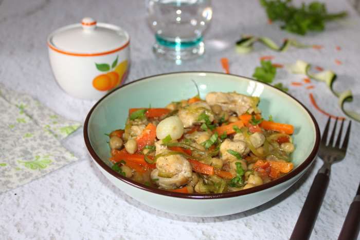 Tajine de dinde et ses  légumes nouveaux Omnicuiseur 