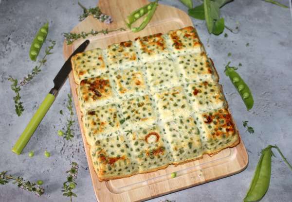 quiche petits pois oignon recette ww