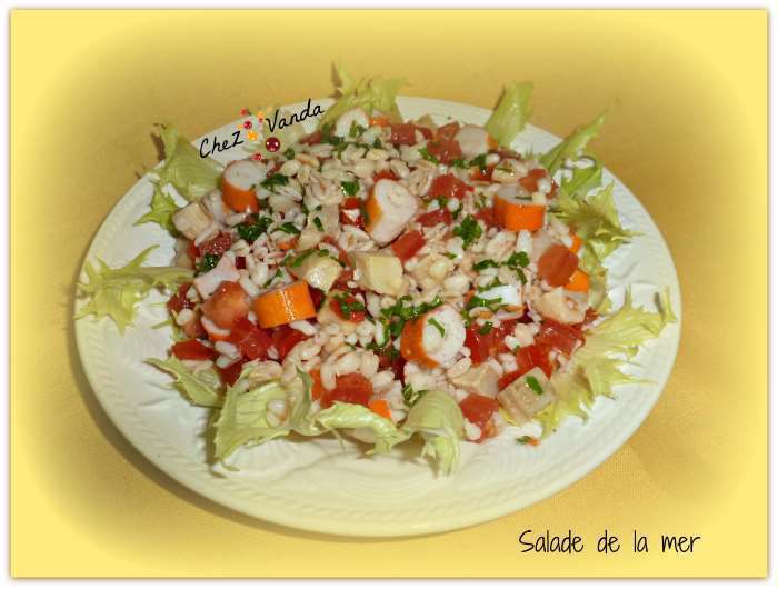 Salade de la mer (pour 1 pers) recette ww