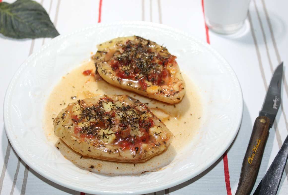 pommes de terre façon pizza   recette ww 