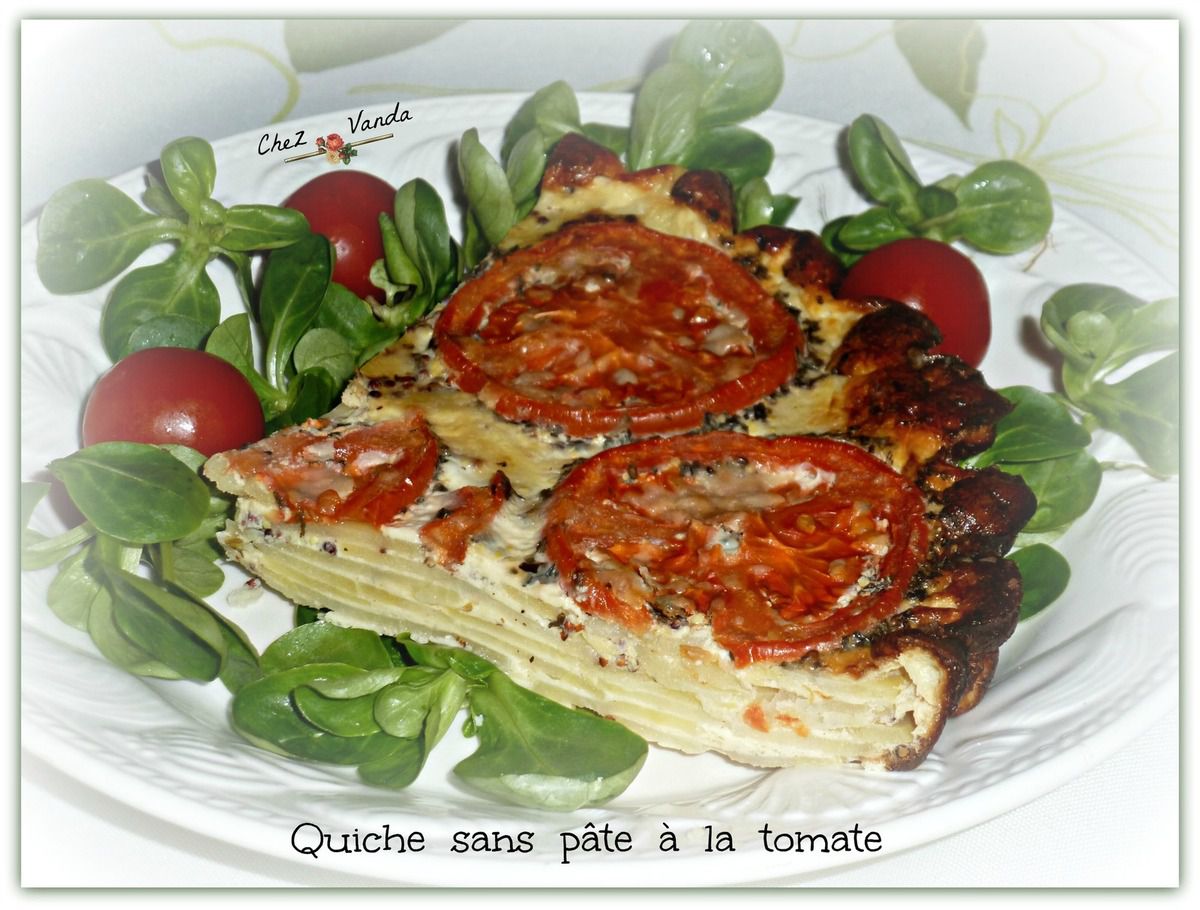 quiche sans pâte a la tomate recette ww