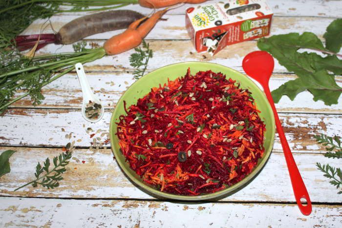 salade de betteraves rouges et carottes recette ww