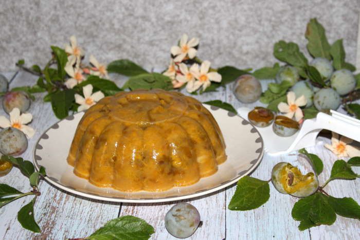 Aspic aux prunes cuisson à l' omnicuiseur