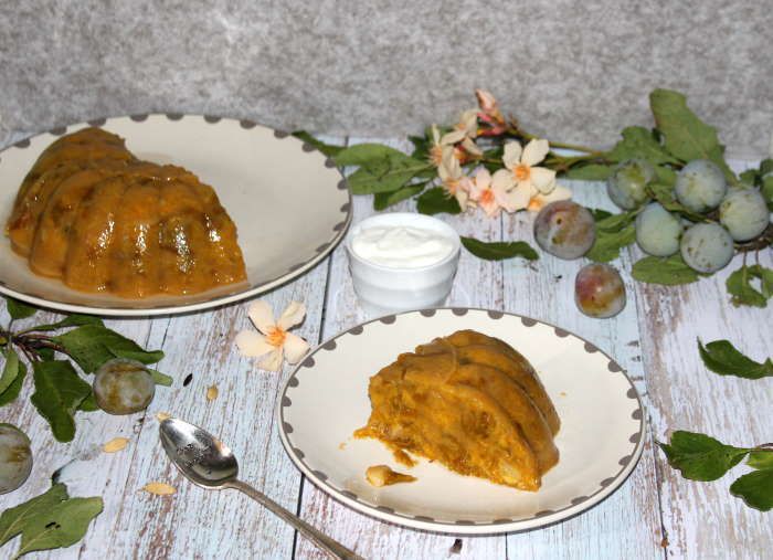 Aspic aux reine claude du verger