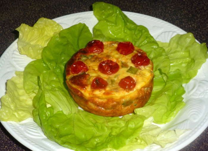 Petits flans de courgette au fromage