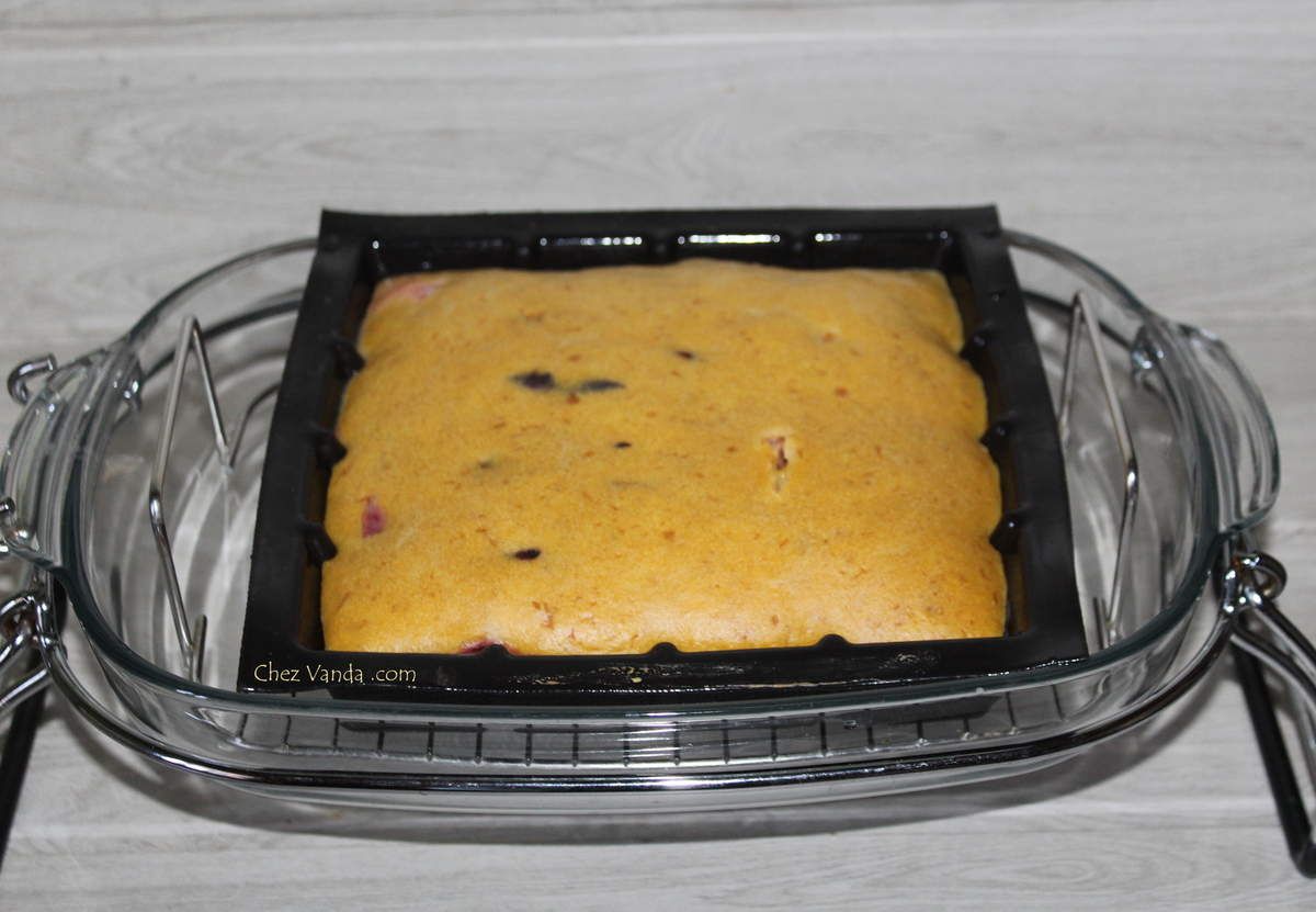 Gâteau 4/9 à la prune cuisson basse température