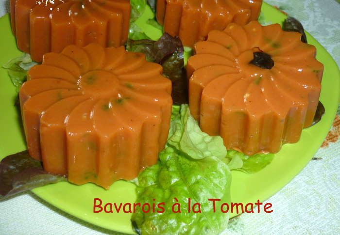 bavarois aux tomates recette weight watchers