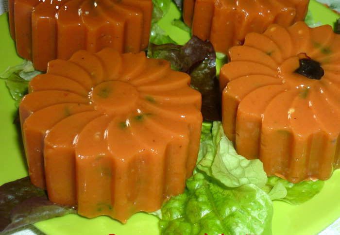 bavarois à la tomate recette ww