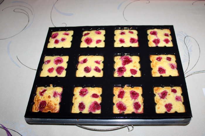 Petites tablettes citron framboises recette weight watchers
